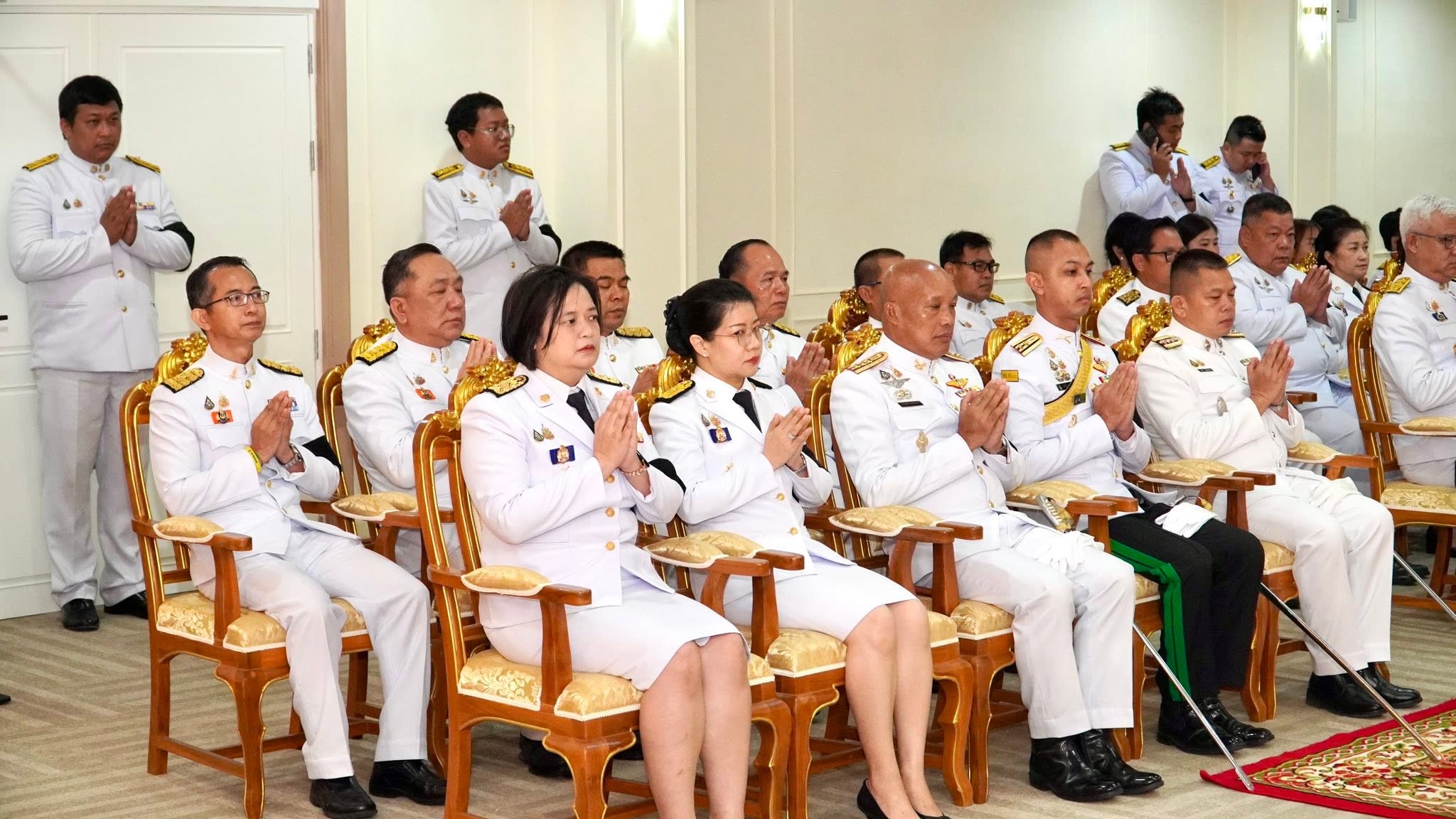 title - วันที่ 26 มิถุนายน 2569 นายวิทูล ประดิษฐบุญ ปฏิรูปที่ดินจังหวัดปราจีนบุรี มอบหมายให้  ข้าราชการ และเจ้าหน้าที่ ส.ป.ก.ปราจีนบุรี ร่วมพิธี เจริญพระพุทธมนต์และทำบุญตักบาตร ถวายพระกุศล เนื่องในโอกาสฉลองพระชนมายุ 99 พรรษา สมเด็จพระสังฆราช 